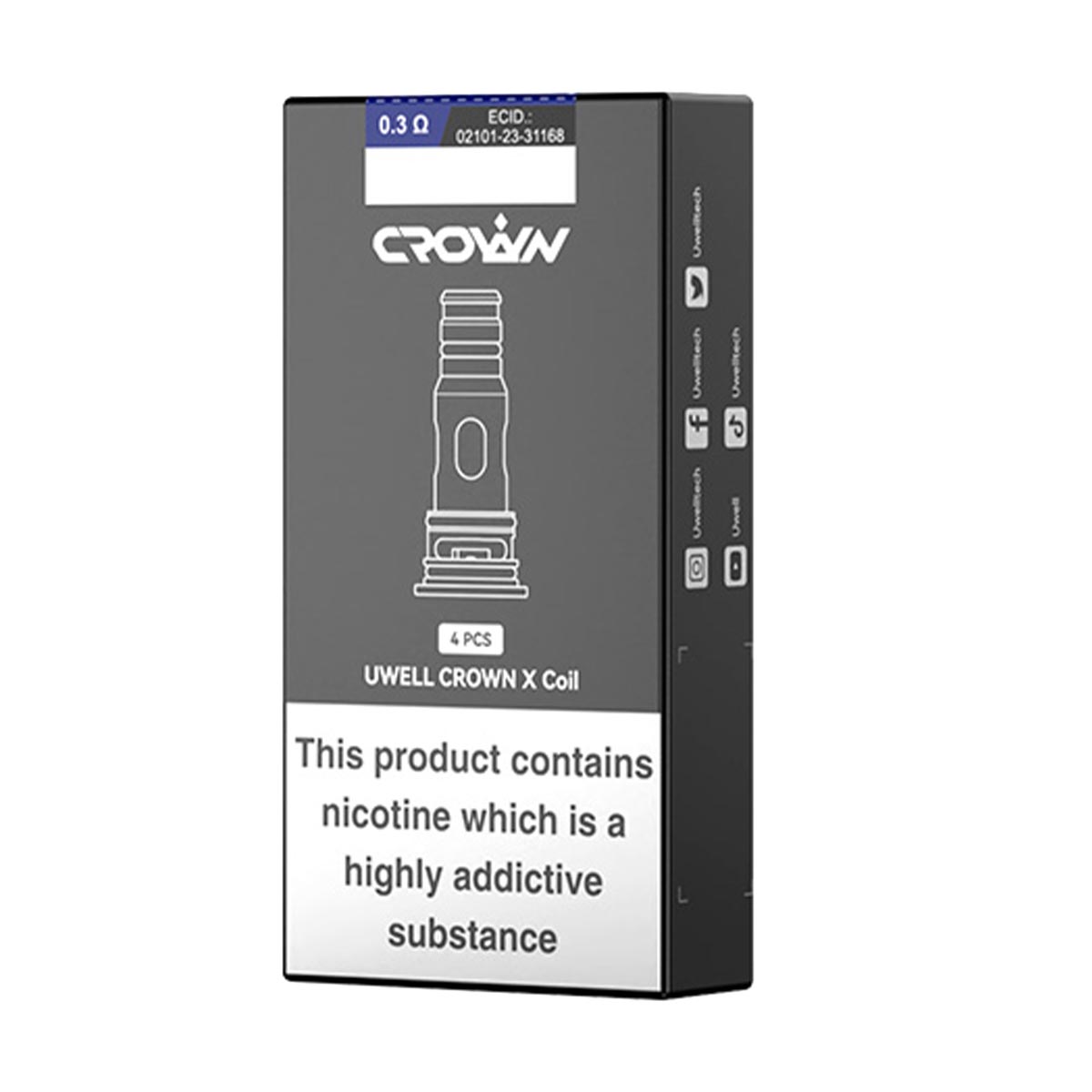 elfbar elfa master akku Uwell Crown 3 Mesh Coils – Canada Wide Vapes main image 1