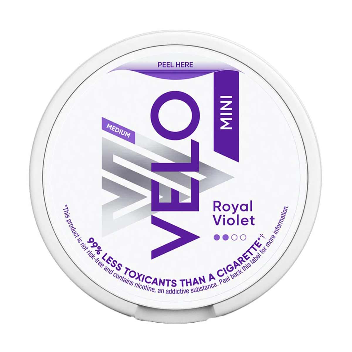 Royal Violet Mini VELO Nicotine Snus Pouches