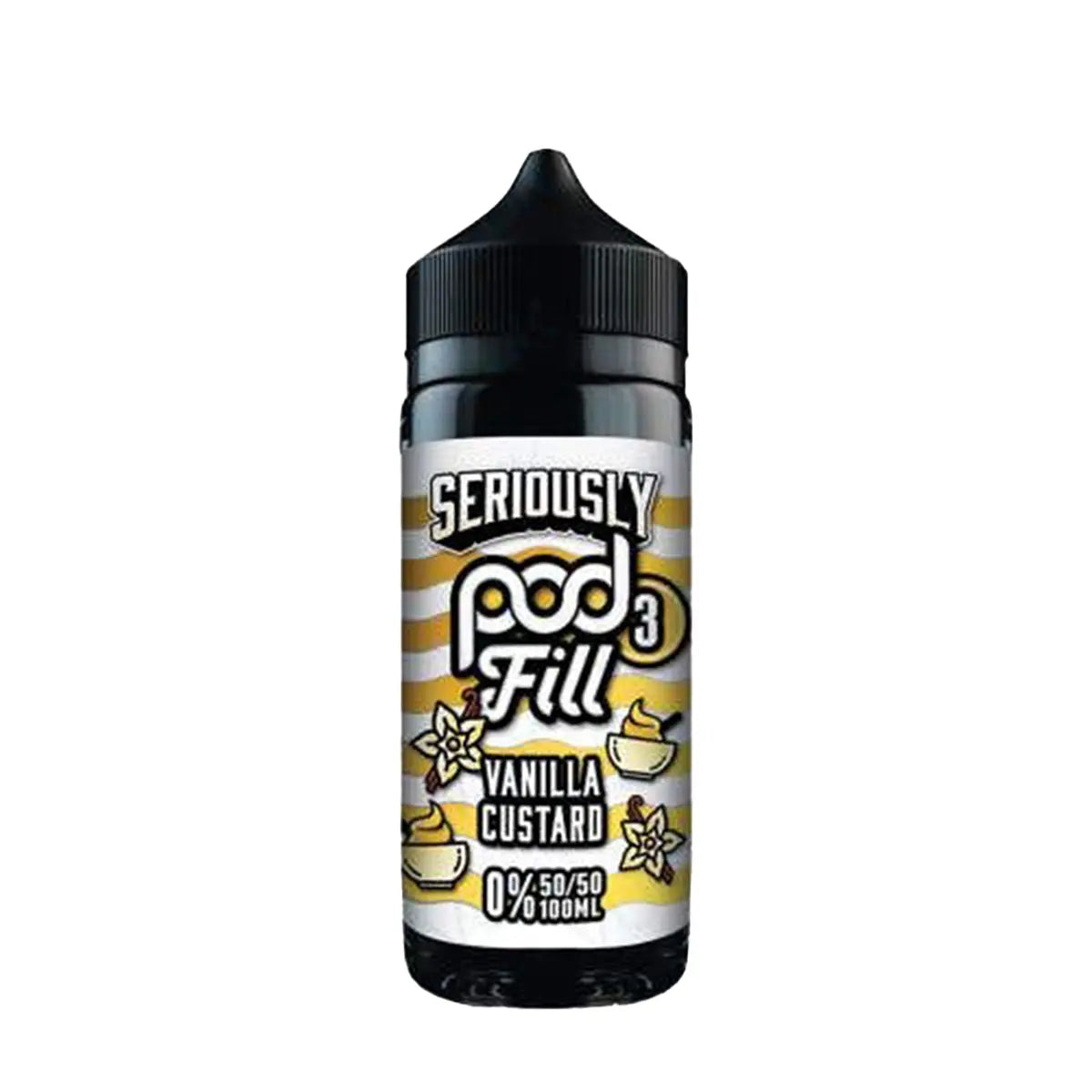 Vanilla Custard Seriously Pod Fill 3 100ml Shortfills