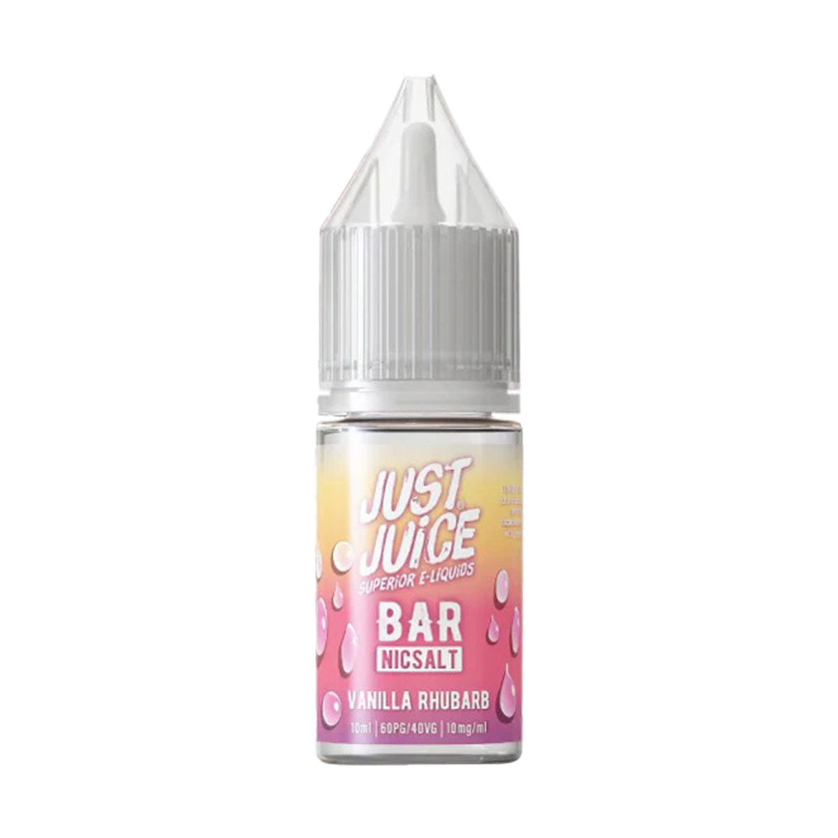 Vanilla Rhubarb Just Juice Bar Nic Salt