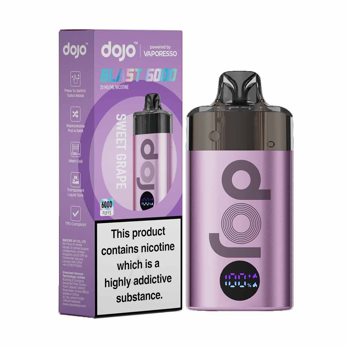 Vaporesso Dojo Blast 6000 Pod Vape Kit