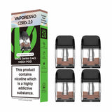 vaporesso XROS Replacement Pod Mesh vape coils Corex 2 0.4ohm Pack 4 