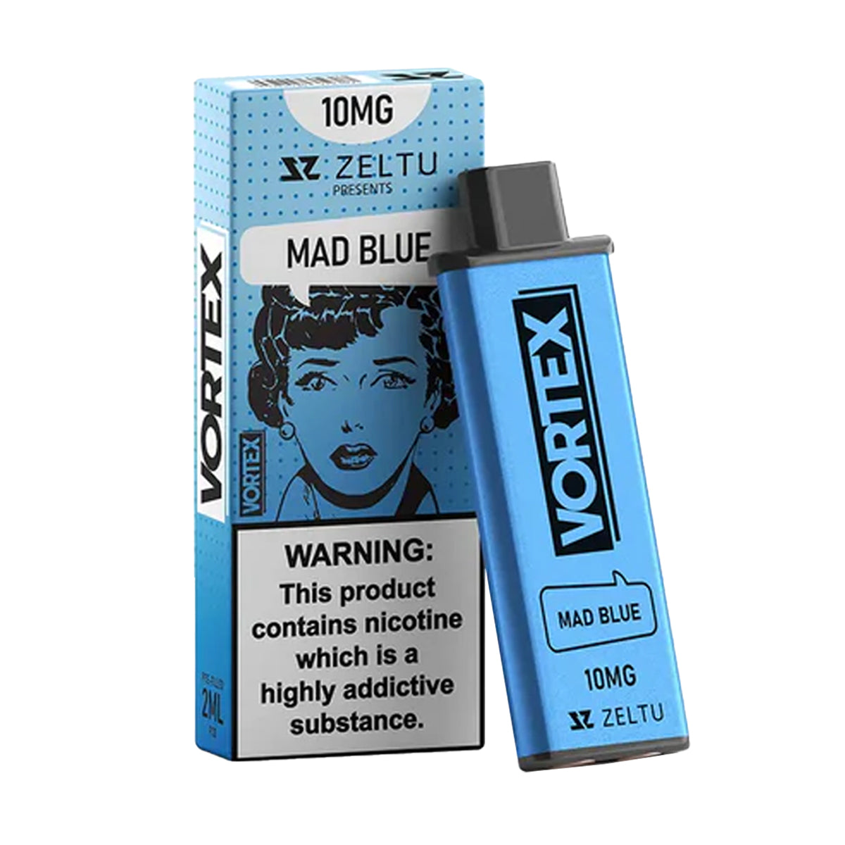 Mad Blue Zeltu X3 Prefilled Pods | 2ml Nicotine Salt | UK Vape Store