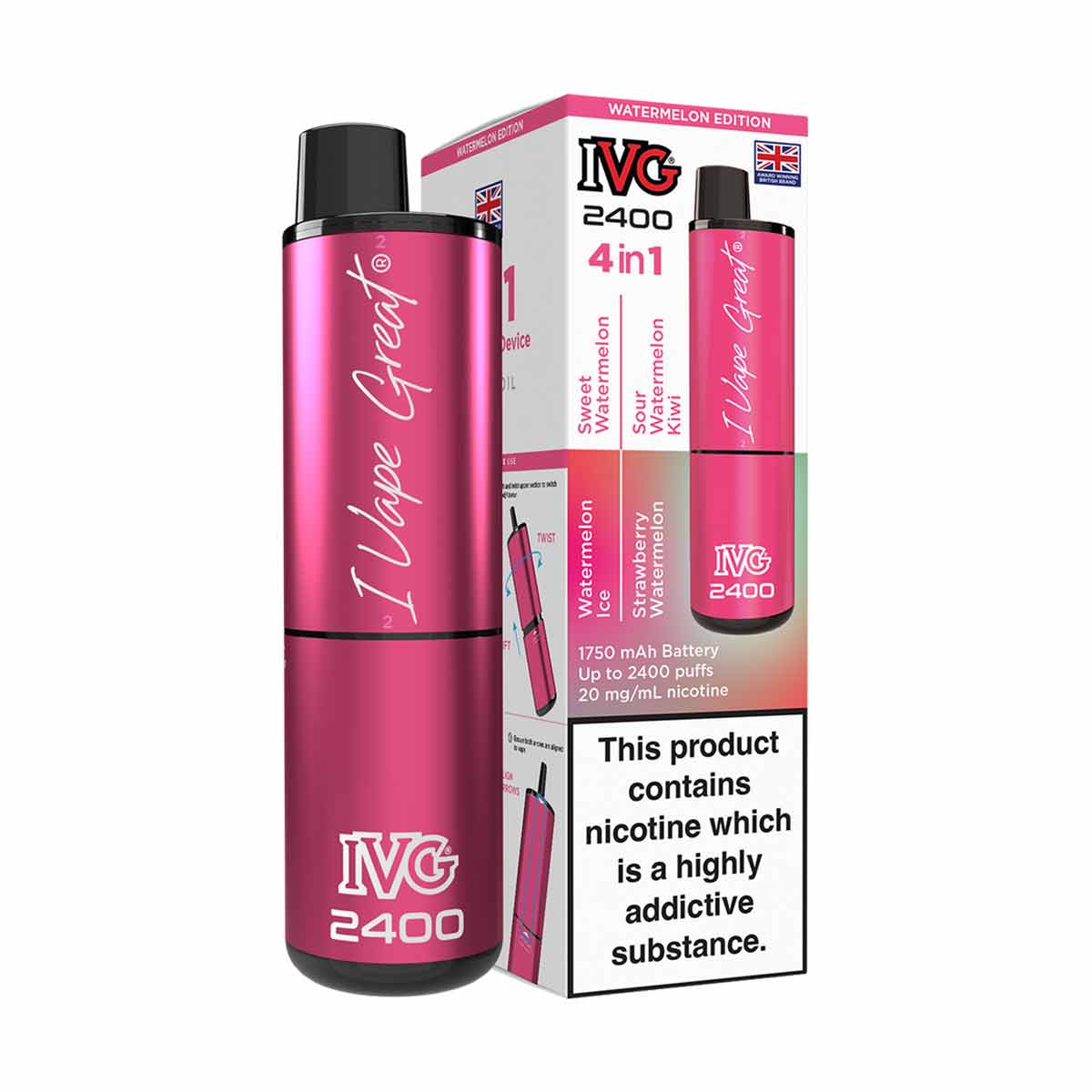 IVG 2400 Rechargeable Vape Kit