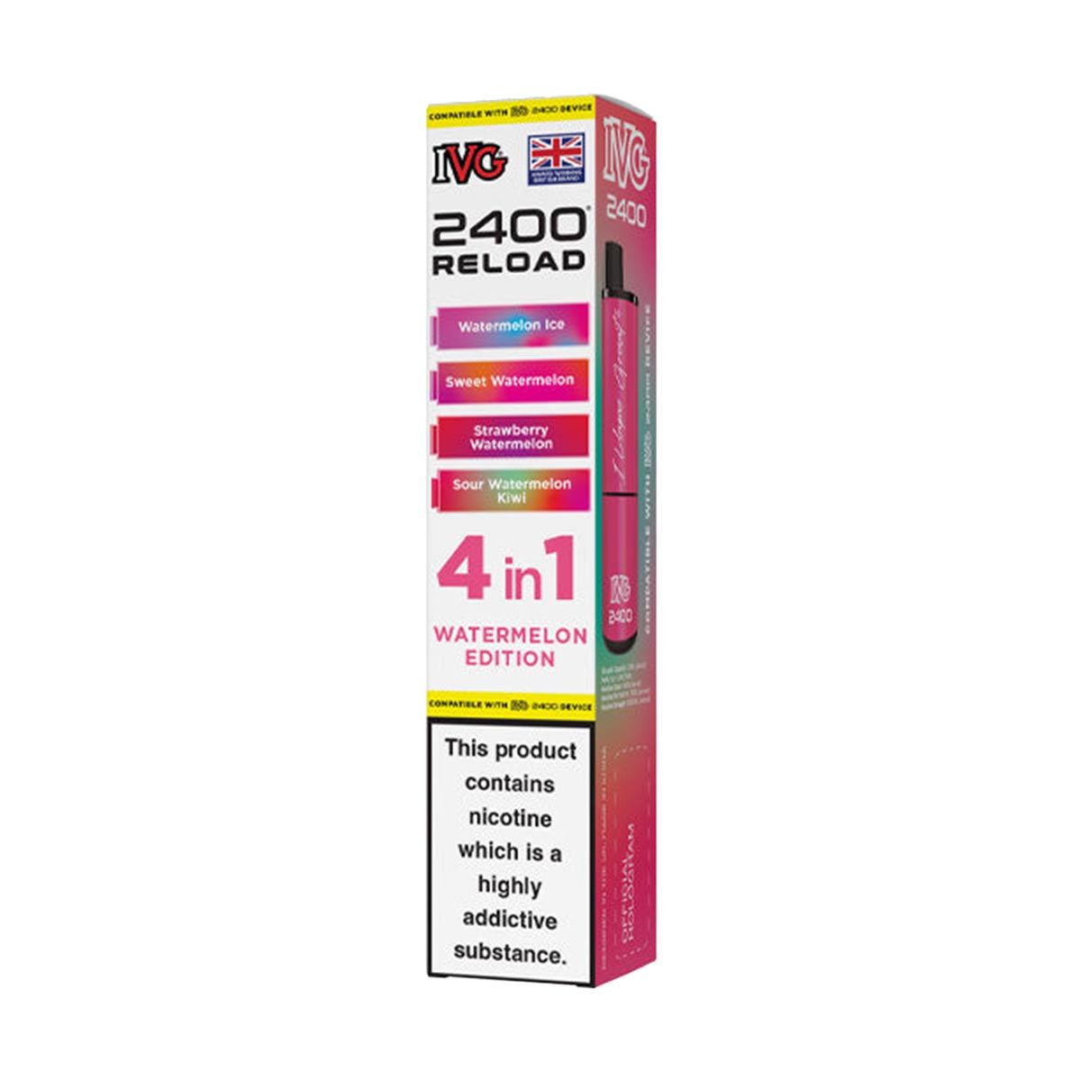 IVG 2400 Reload Pods 4 in 1 Pack