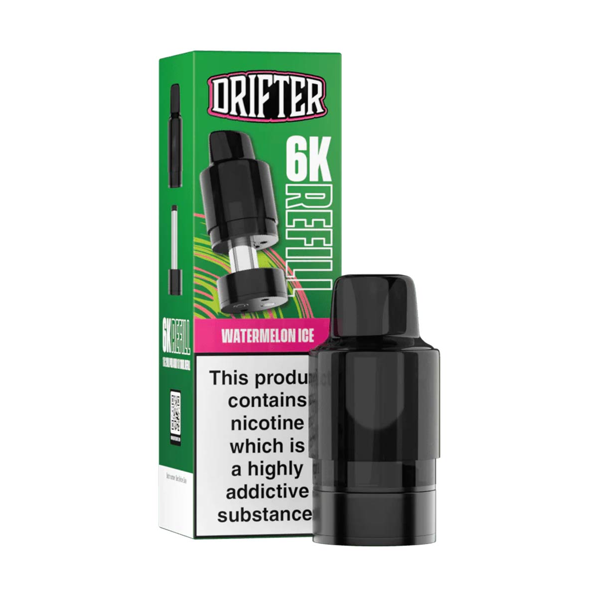 Drifter Bar 6K Prefilled Pods + Refill Container
