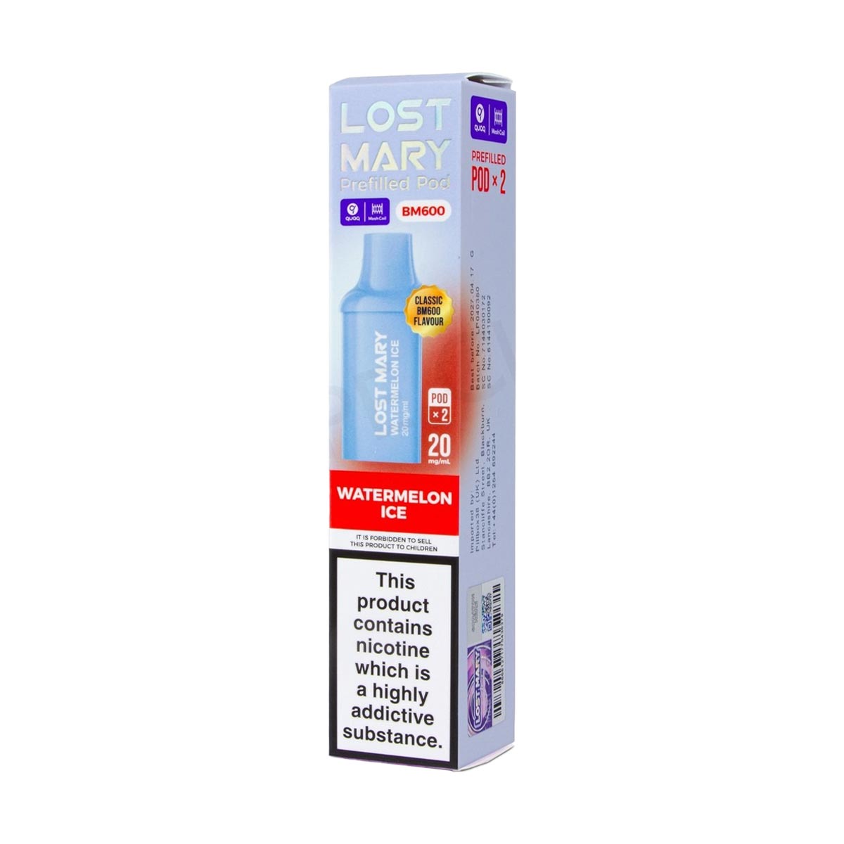 Lost Mary BM600 Prefilled Pods