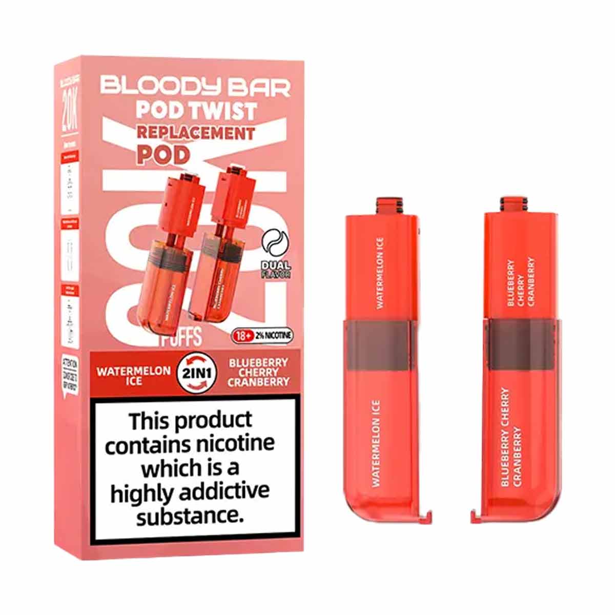 Bloody Bar Pod Twist Prefilled Pods + Refill Container