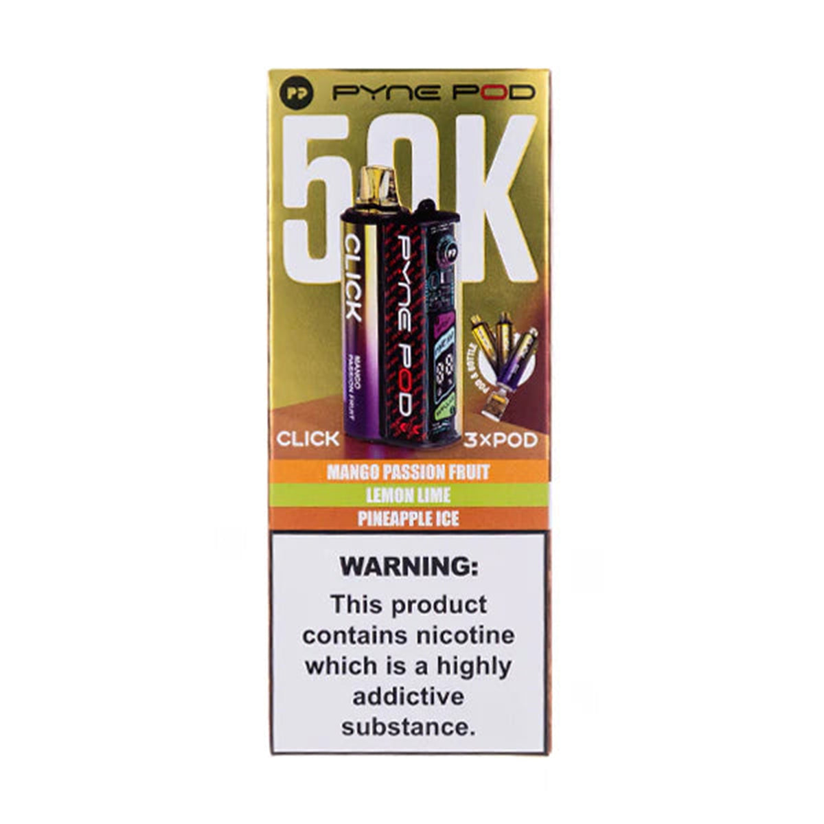 Pyne Pod Click 50K Prefilled Vape Kit