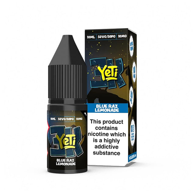 Blue Razz Lemonade yeti 3k Bar Salt nic salts e liquid 10ml/10mg