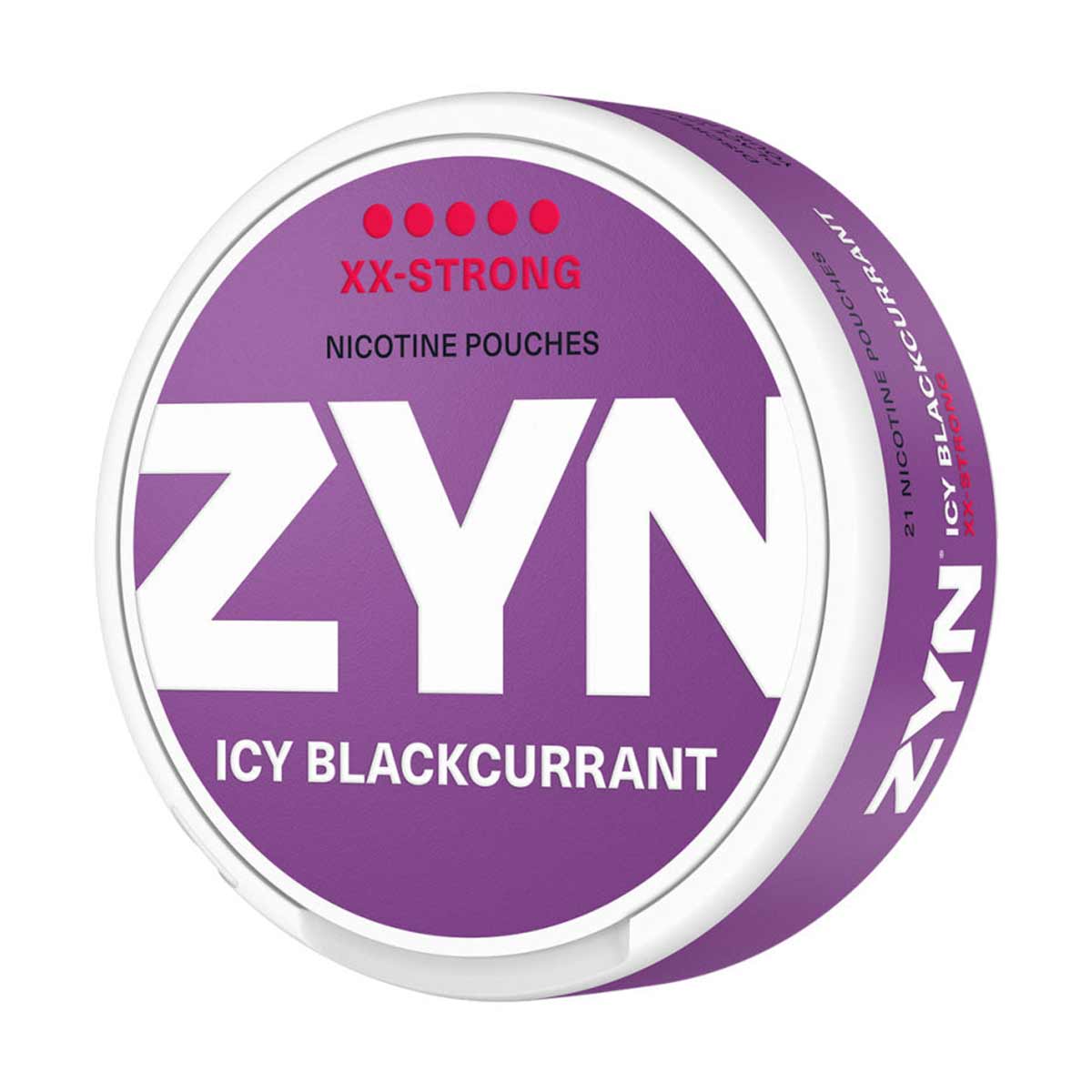 Icy Blackcurrant snus zyn nicotine pouches 