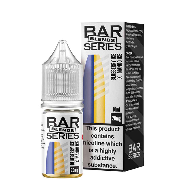 Blueberry Ice x Mango Ice Bar Blends Series nic salts 10ml 