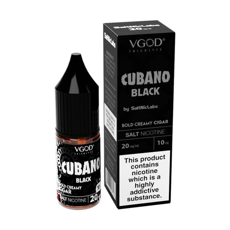 Cubano Black VGOD SaltNic Nic Salts 10ml
