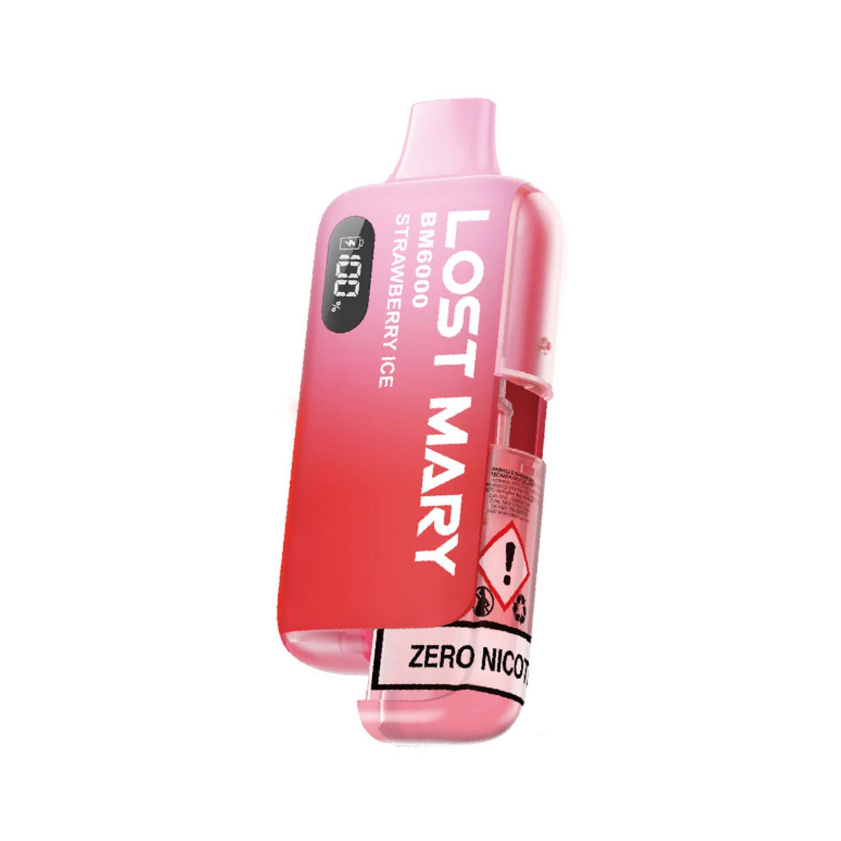 Lost Mary BM6000 Prefilled Vape Kit Strawberry Ice - 0mg