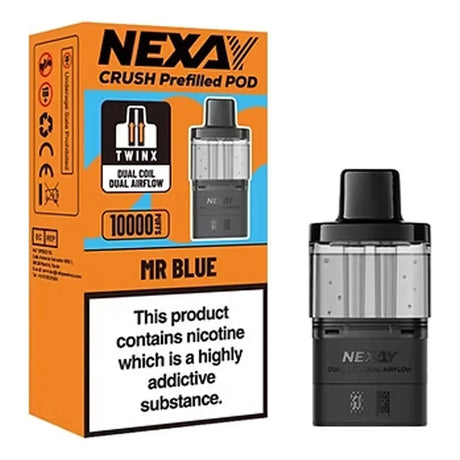 Mr Blue Nexay Crush 10K Prefilled Pods