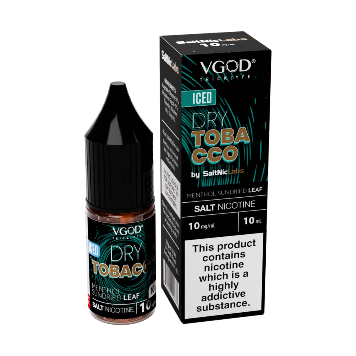 Iced Dry Tobacco VGOD SaltNic Nic Salts 10ml