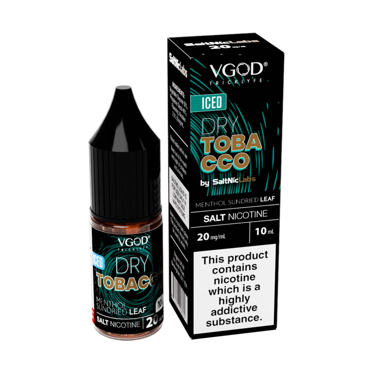 Iced Dry Tobacco VGOD SaltNic Nic Salts 10ml