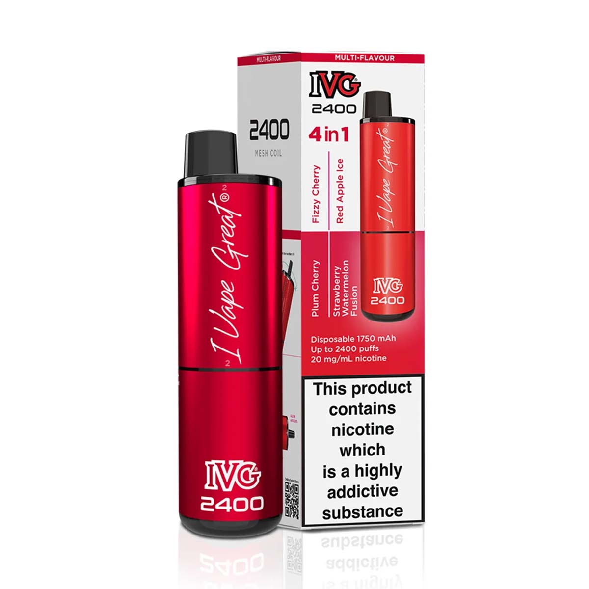 Red Edition ivg 2400 disposable vape