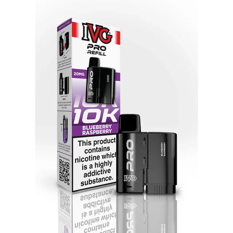 Blueberry Raspberry IVG Pro 12 Prefilled Pod + Refill Container - 20mg