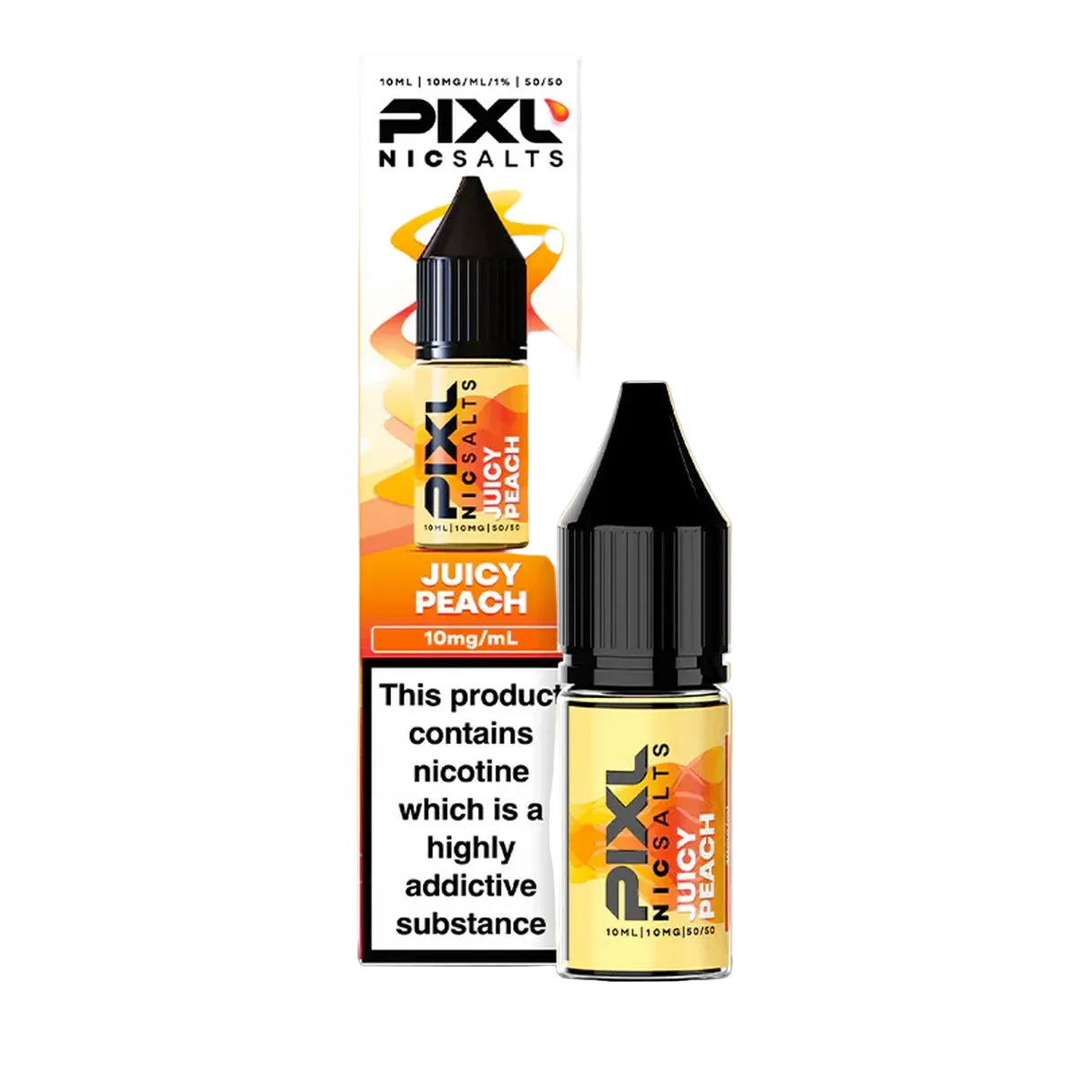 Juicy Peach PIXL Nic Salts E-Liquid