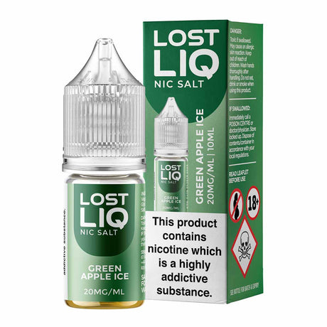 Green Apple Ice lost liq nic salts 10ml/20mg