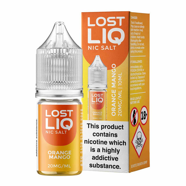 Orange Mango lost liq nic salts 10ml/20mg