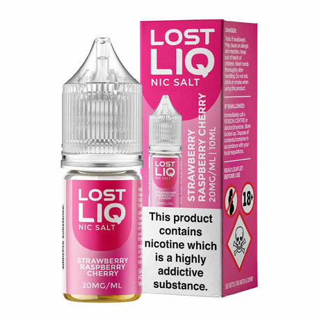 Strawberry Raspberry Cherry lost liq nic salts 10ml/20mg