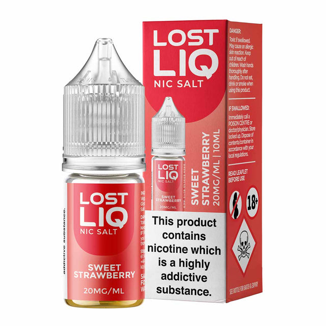 Sweet Strawberry lost liq nic salts 10ml/20mg