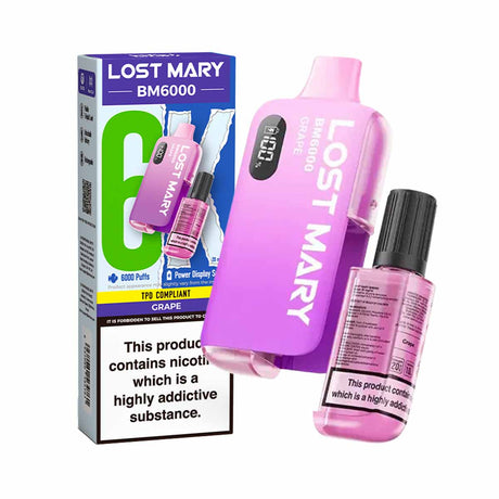 Grape lost mary BM6000 disposable vape