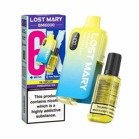 Pineapple Ice lost mary BM6000 disposable vape