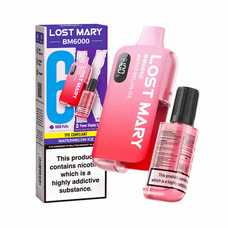 Watermelon Ice lost mary BM6000 disposable vape