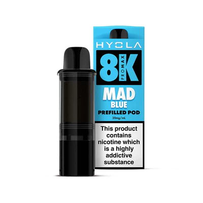 Mad Blue Hyola 8K Prefilled Pods