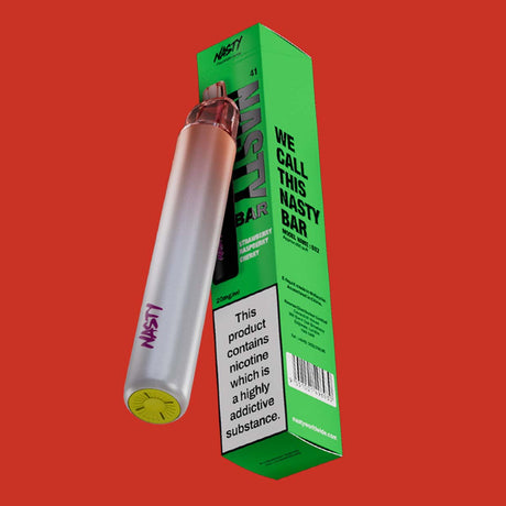 Strawberry Raspberry Cherry nasty bar DX2 disposable vape