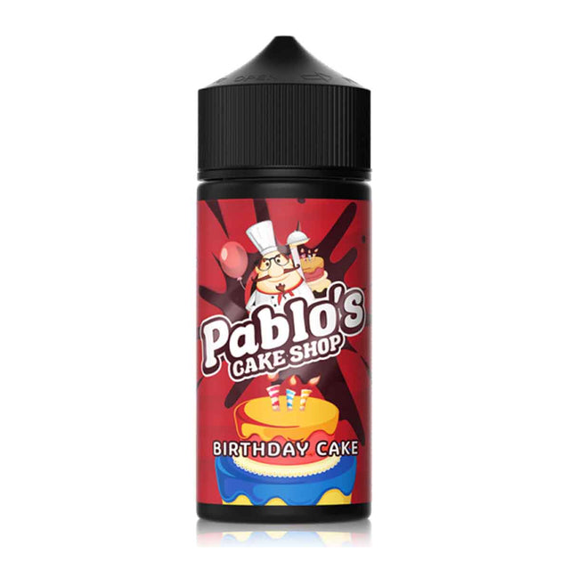 Birthday Cake Pablo's Cake Shop shortfill e liquid 100ml