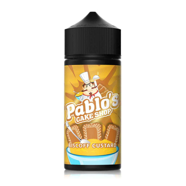 Biscoff Custard Pablo's Cake Shop shortfill e liquid 100ml