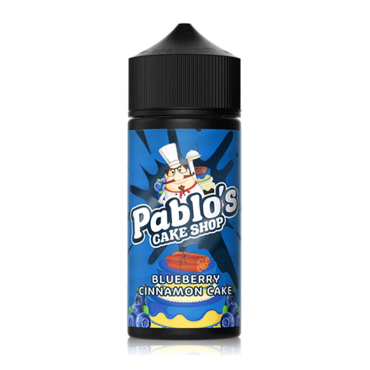 Blueberry Cinnamon Cake Pablo's Cake Shop shortfill e liquid 100ml