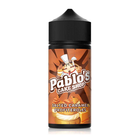 Salted Caramel Profiteroles Pablo's Cake Shop shortfill e liquid 100ml