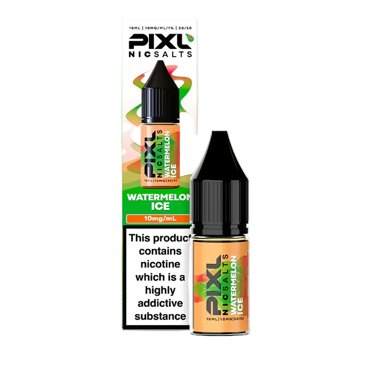 Watermelon Ice PIXL Nic Salt E-Liquid | 10ml 50/50 | Grey Haze UK