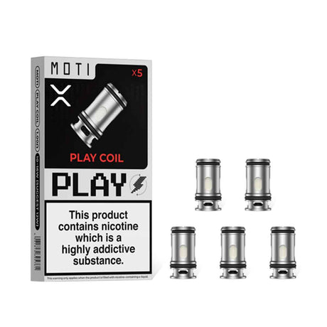 Moti Play Replacement vape coils 5 Pack 1.0ohm