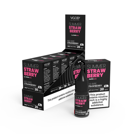 Summer Strawberry Vgod nic salts 10ml