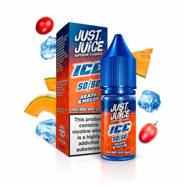 Grape & Melon Ice Just Juice 50/50 nic salts 10ml