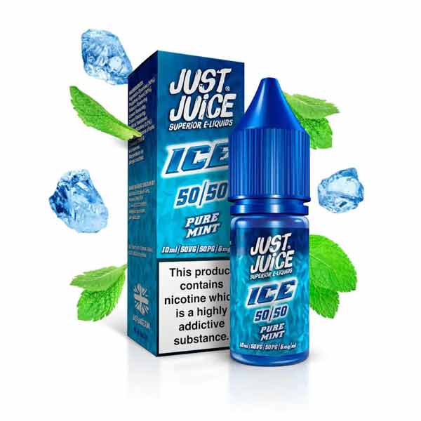 Pure Mint Ice Just Juice 50/50 nic salts 10ml