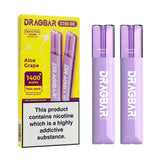 Aloe Grape Zovoo Dragbar Z700 SE disposable vape 