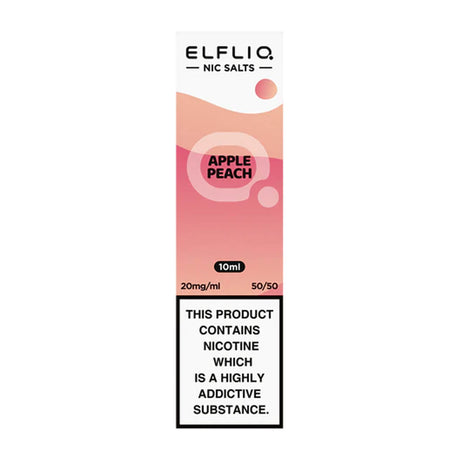 Apple Peach elf bar Elfliq nic salts 10ml