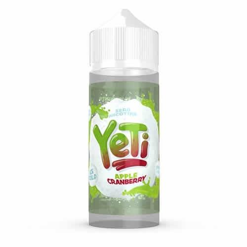 Apple Cranberry Yeti shortfill e liquid 100ml