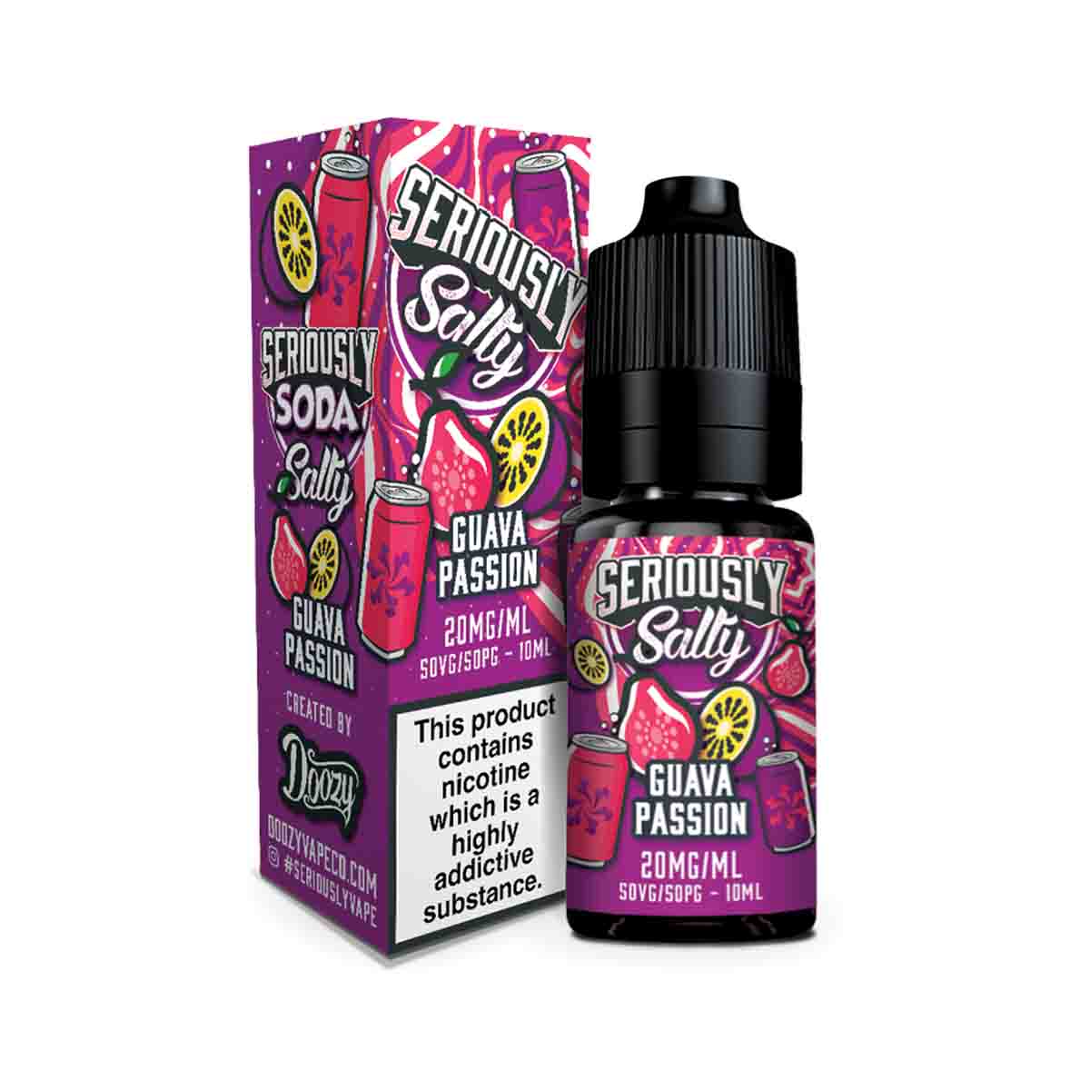 Guava Passion Seriously Salty nic salts 10ml