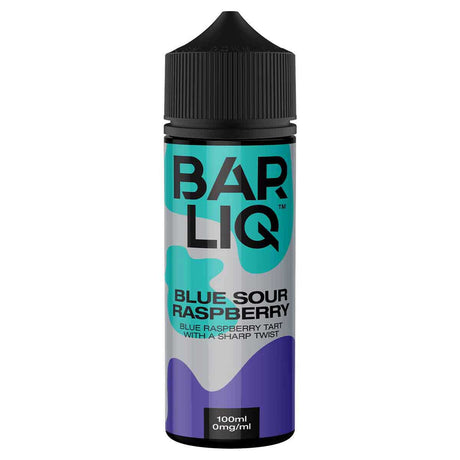 Blue Sour Raspberry bar liq e liquid shortfill 100ml/0mg 