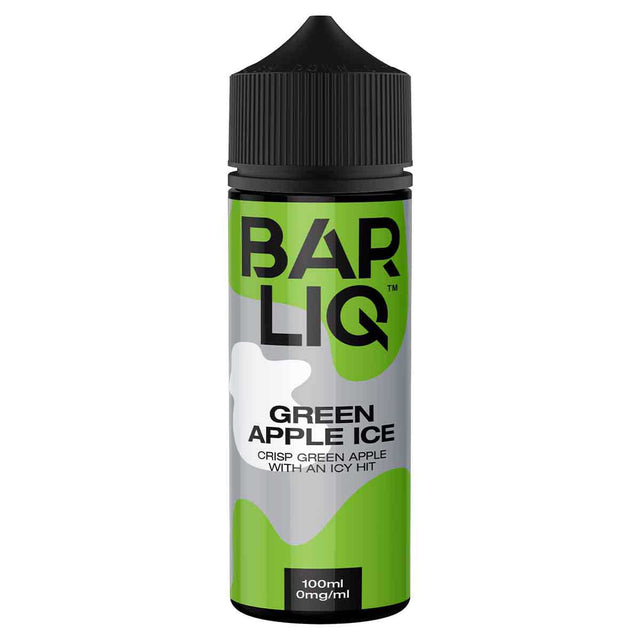 Green Apple Ice bar liq e liquid shortfill 100ml/0mg 