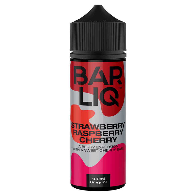 Strawberry Raspberry Cherry bar liq e liquid shortfill 100ml/0mg 