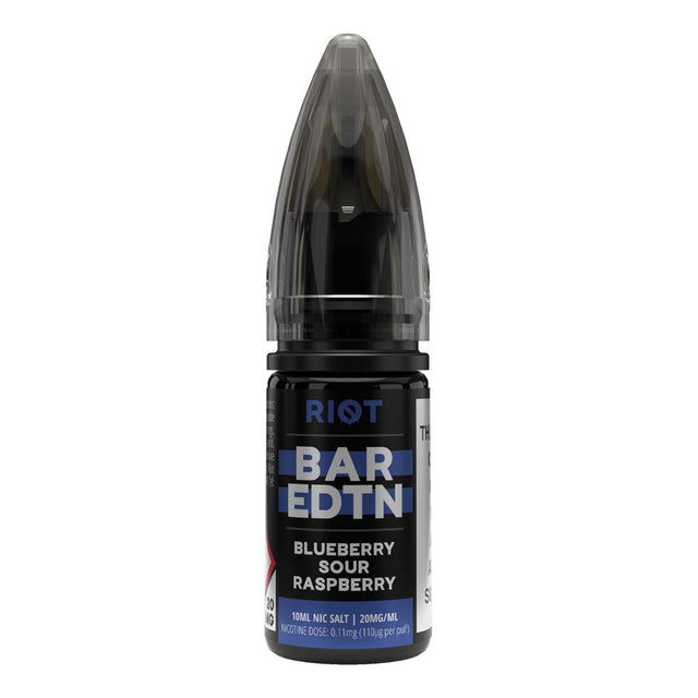 Blueberry Sour Raspberry Riot Squad Bar Edtn nic salts 10ml